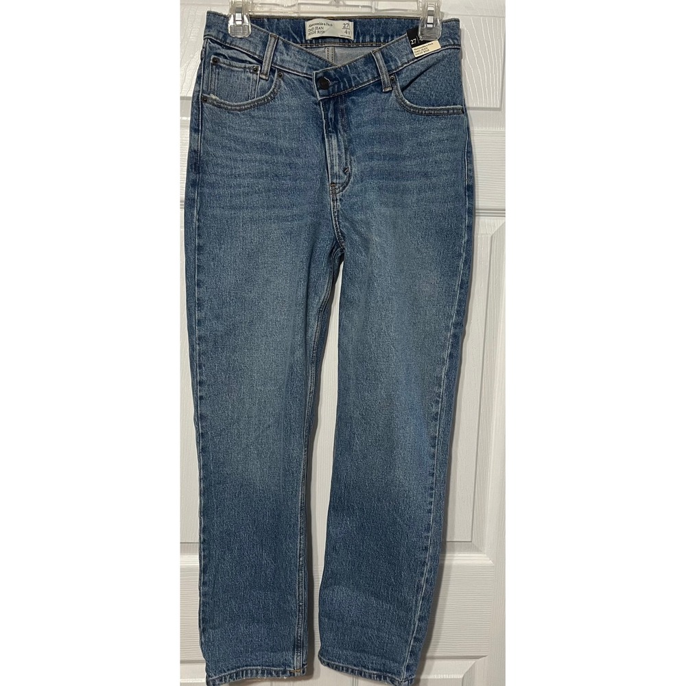 Abercrombie & Fitch Blue Straight Leg Jeans